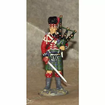 Волынщик 42-го Королевского шотландского полка («Черная стража») британской армии, 1815г. (Англия)