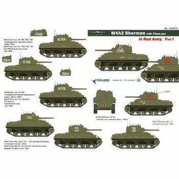 Масштабная модель M4A2 Sherman in Red Army Part I