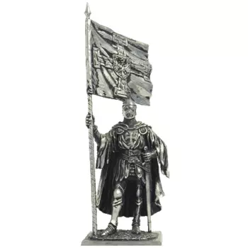 Тевтонский рыцарь со знаменем Ордена, 1400 год