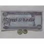 1 динар (Ирак), 5 центов (Кирибати) + 10 лир (Италия), Монеты и банкноты №47