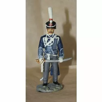 Штаб-офицер Гродненского гусарского полка, 1812г. (Россия)
